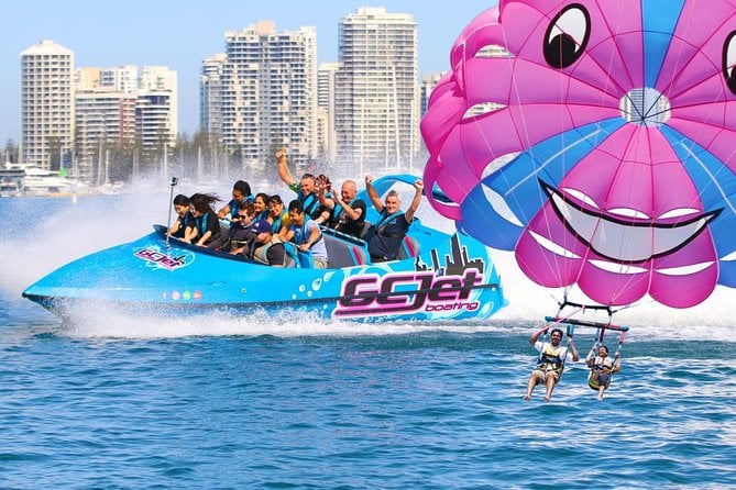 Gold Coast Tandem Parasail & V8 Jetboat Combo - 1 Location - Activity Overview