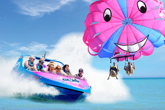 Gold Coast Tandem Parasail & V8 Jetboat Combo - 1 Location - Booking Confirmation and Availability