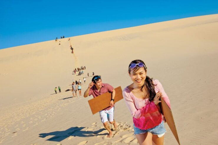 Gold Coast: Tangalooma Desert Safari Day Cruise Transfers - Experience Highlights