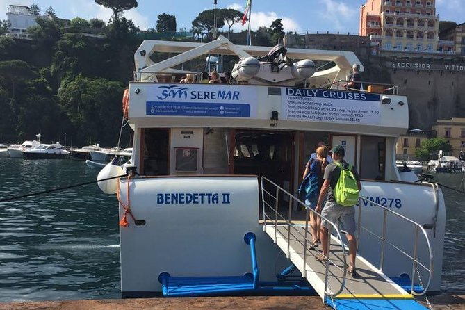 Gold Cruise Positano and Amalfi (From Sorrento, Seiano or C.Stabia) - Traveler Restrictions and Cancellation Policy