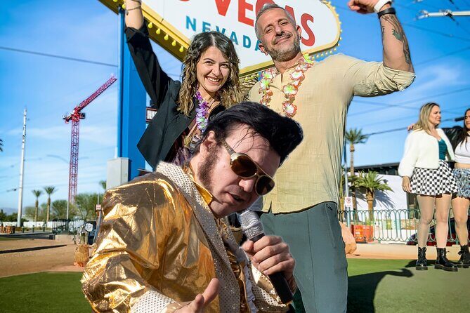 Gold Elvis Wedding or Vow Renewal at Las Vegas Sign - FAQs