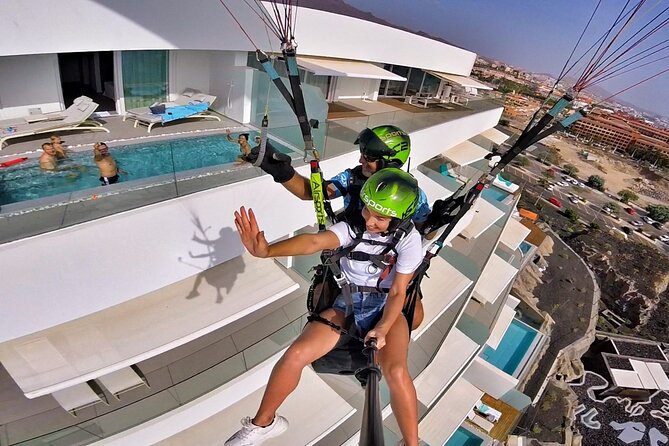 GOLD Paragliding Flight Including Videos/Photos, T-Shirt and a Bottle of Cava - Convenient Pickup and Drop-off