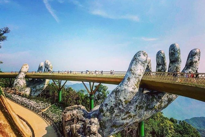 Golden Bridge Ba Na Hills in The Afternoon- Private Guided Tour - Admission Tickets and Transportation