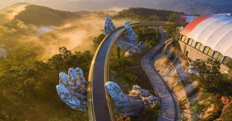 Golden Bridge BaNa Hills &Marble Moutain From Chan May Port - Experience Hai Van Pass