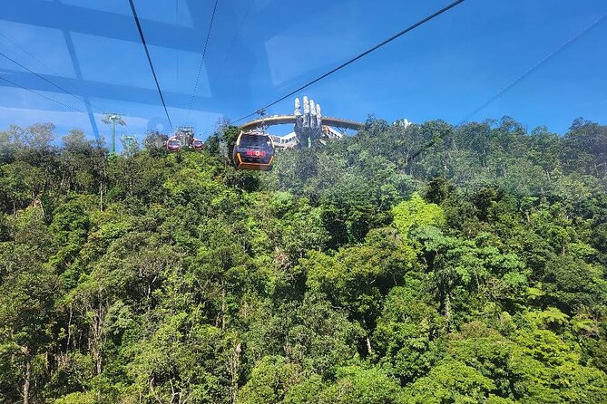 Golden Bridge-Monkey Mountain-Dragon Bridge -Marble Mountain Full Day Privatetour - Admiring the Dragon Bridge