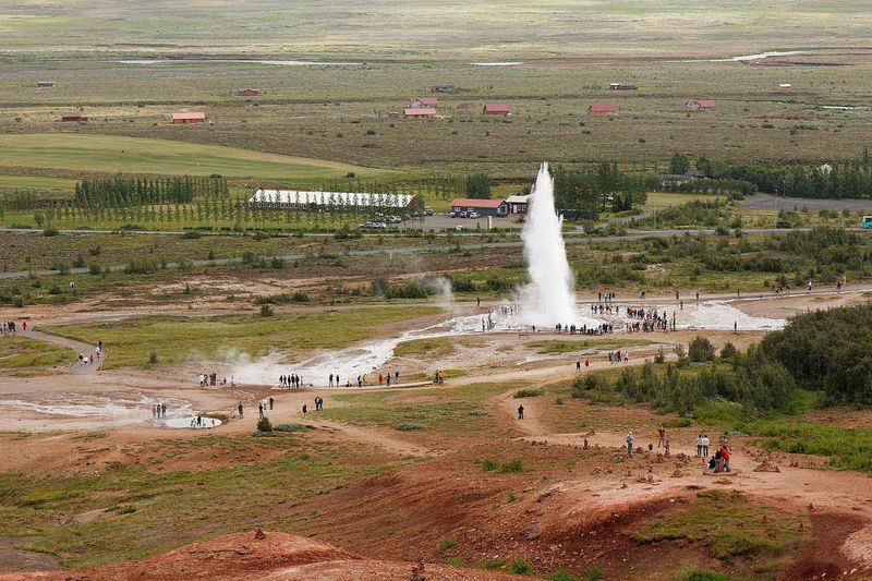 Golden Circle and Secret Lagoon Tour from Reykjavik - Geysir: bubbling pools and sudden eruptions