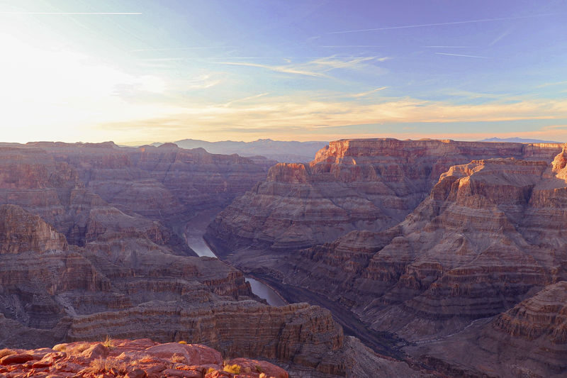 Golden Eagle Grand Canyon West Rim Helicopter Tour from Las Vegas - The West Rim from above