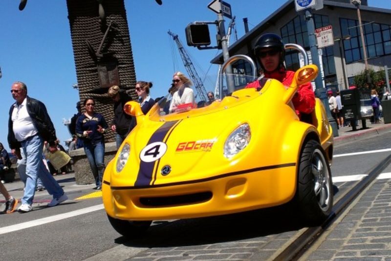 Golden Gate Bridge and Back Loop GoCar Tour - Take a break on Chestnut or Union Street