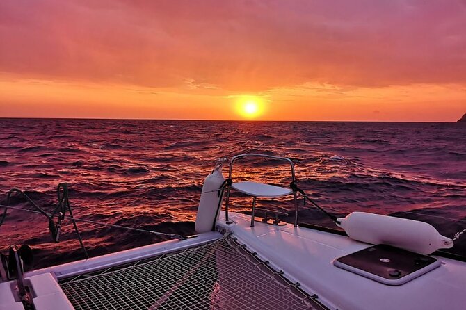 Golden Route: Santorini Sunset Cruise With Ammoudi Bay Views - Greek Dinner and Refreshments on Board