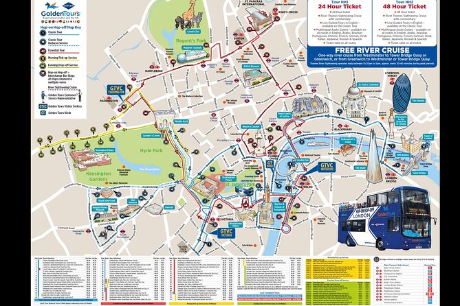 Golden Tours London Hop-On Hop-Off Open Top Sightseeing Bus Tour - Pricing and Booking