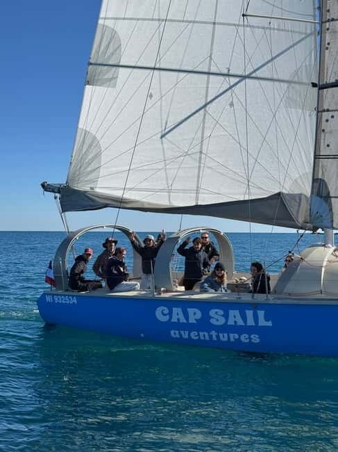 Golf Juan: Sunset Sailing Cruise with aperitif at the Island - An Authentic South of France Experience