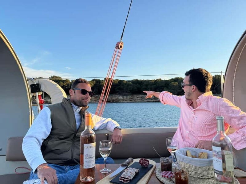 Golf Juan: Sunset Sailing Cruise with aperitif at the Island - The Sum Up