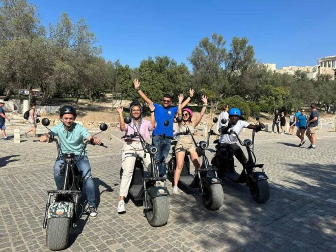 Gopro Adventure Tour in Acropolis Area by E-Scooter - Itinerary Highlights