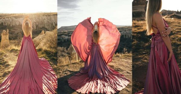 Göreme: Cappadocia Satin Flying Dress Rental - Staff Feedback