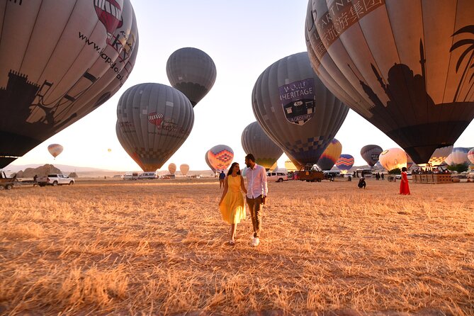 Goreme Hot-Air Balloon Walking Tour With a Guide - Itinerary and Duration