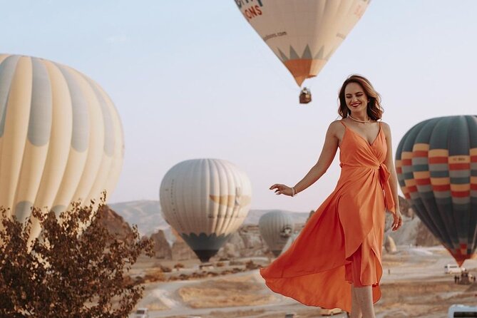 Goreme Hot-Air Balloon Walking Tour With a Guide - Pickup and Transportation