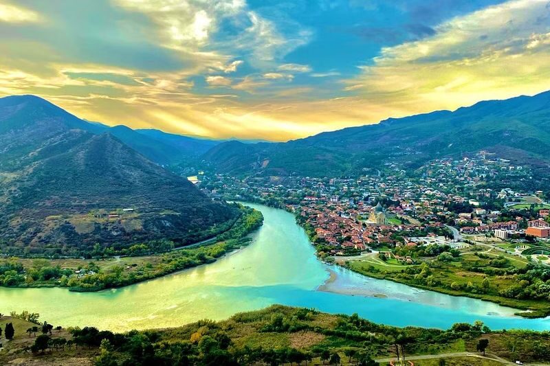 Gori and Mtskheta Tour from Tbilisi - Jvari Monastery and the view over Mtskheta