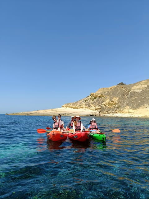 Gozo: 1 Hour Kayak Plus +Cave Tour + Drop off Blue Lagoon - Included Amenities