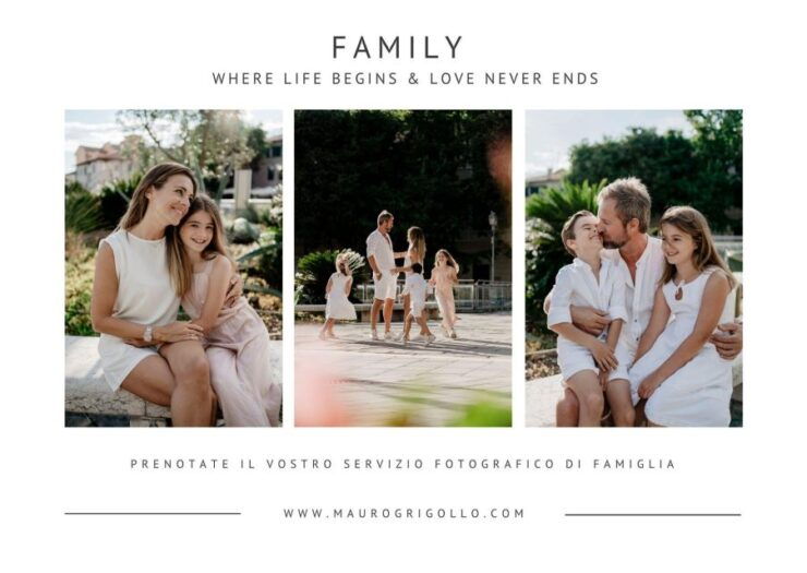 Grado: Your Private Couple and Family Photos - Booking Information
