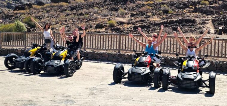 Gran Canaria: 3-WHEEL RYKER 2,5 HOUR TOUR -FREE PICKUP - Tour Highlights