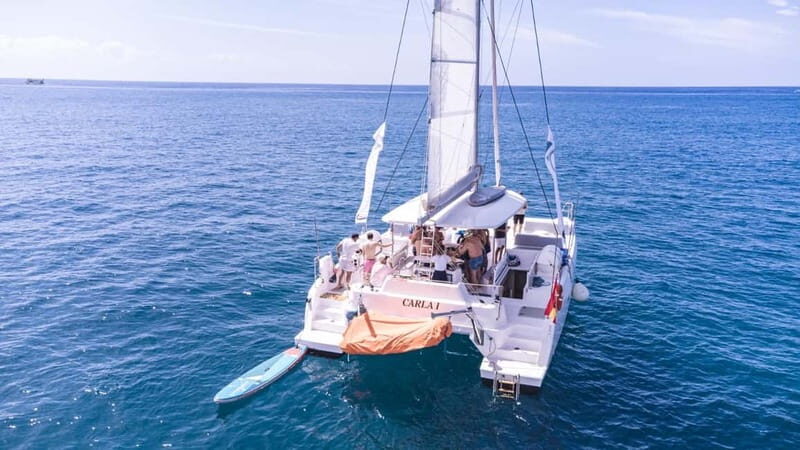 Gran Canaria: Catamaran tour with lunch along unspoiled beaches - The Itinerary in Detail