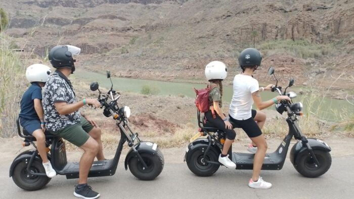 Gran Canaria: Los Pilancones Natural Park E-Scooter Tour - Tapas Break in an Aboriginal Cave