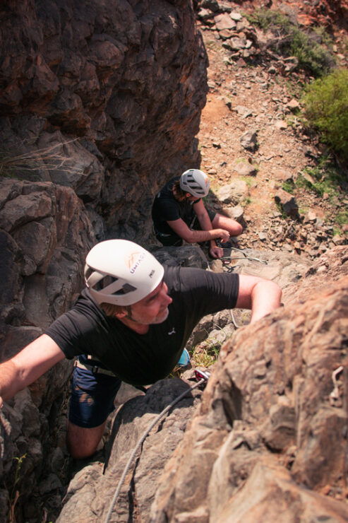 Gran Canaria: via Ferrata Love & Hate - Medium Level - Via Ferrata Description