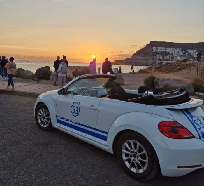 Gran Canaria : West Coast Cabrio Sunset - Scenic Drive and Sunset Experience