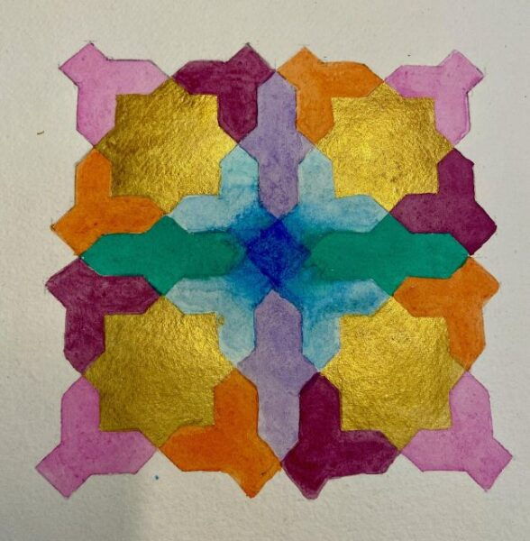 Granada: Draw and Paint Designs of the Alhambra - Directions