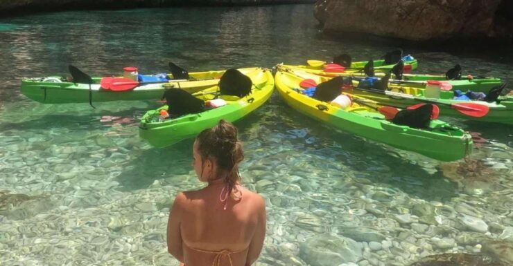 Granadella-Moraig: Full Day Experience by Kayak & E-Bike - Activity Description
