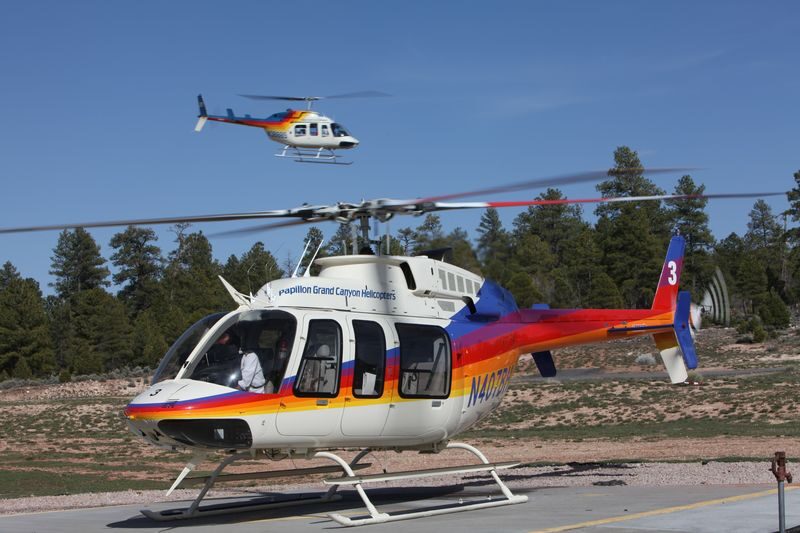 Grand Canyon North Rim Helicopter Tour with Optional Hummer Tour - Motion, seating, and weather