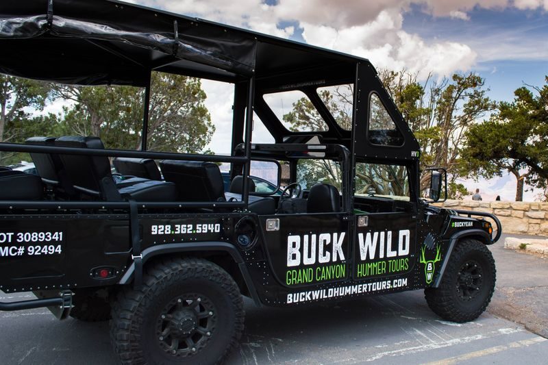 Grand Canyon South Rim Majestic Helicopter Tour with Optional Hummer - Adding the Buck Wild Hummer tour