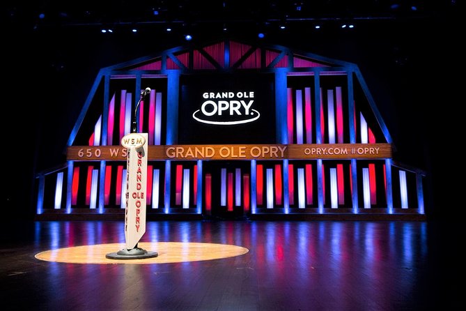 Grand Ole Opry Admission With Post-Show Backstage Tour - Cancellation Policy