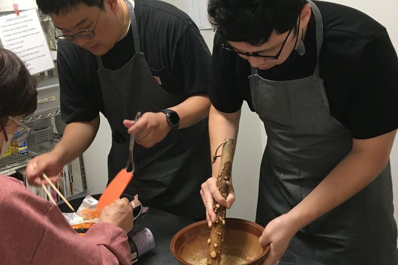 Grandmas Traditional Japanese Cooking Class & Tea Ceremony - Cooking, eating, then taking tea