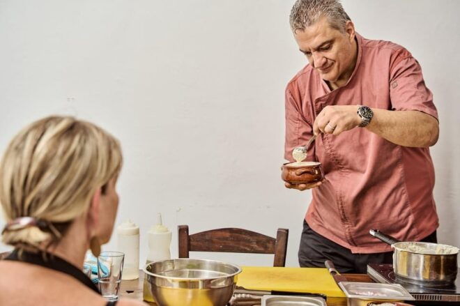 Greek Cuisine Cooking Class in Santorini - Class Format and Structure