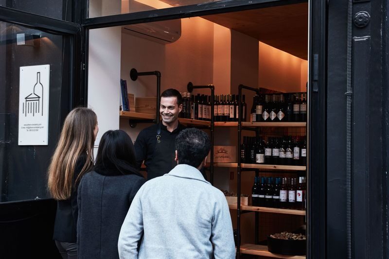 Greek wine tasting in Athens - Greek cheeses, olives and rusks on the table