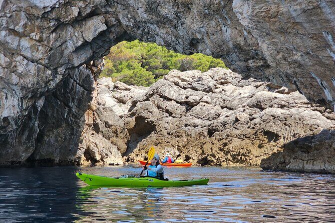 Green Cave Sea Kayak Day Tour in the Elaphiti islands - Exploring the Itinerary in Detail