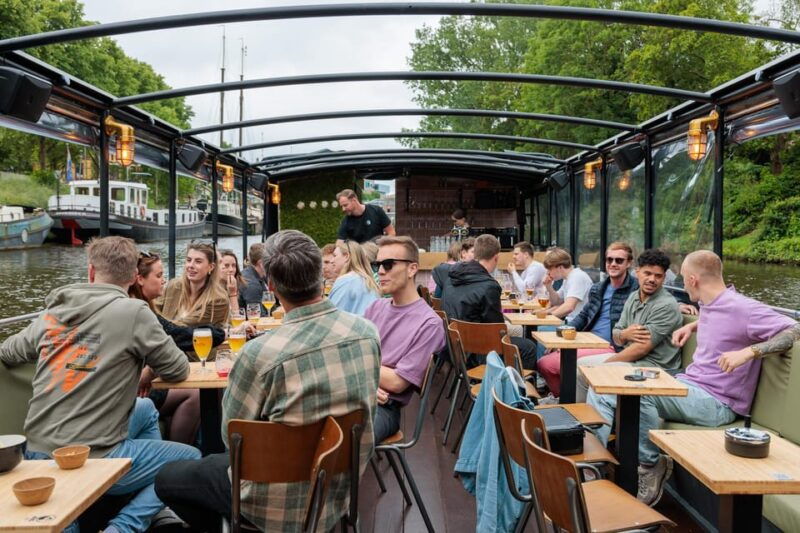 Groningen: Terrace Boat Experience with a Cozy Bar - Good To Know