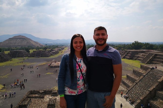 Group Reduced to Pyramids of Teotihuacan and Basilica of Guadalupe - Background