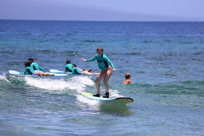 Group Surf Lessons From Kaanapali Beach - Inclusions