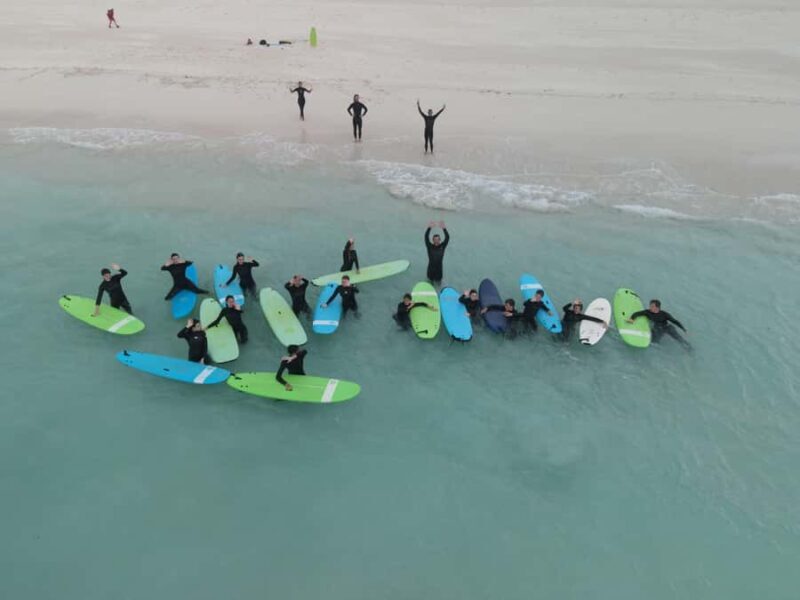 Group surfing lesson - Margaret River Surfing Academy - Introduction to Margaret River Surfing Academy
