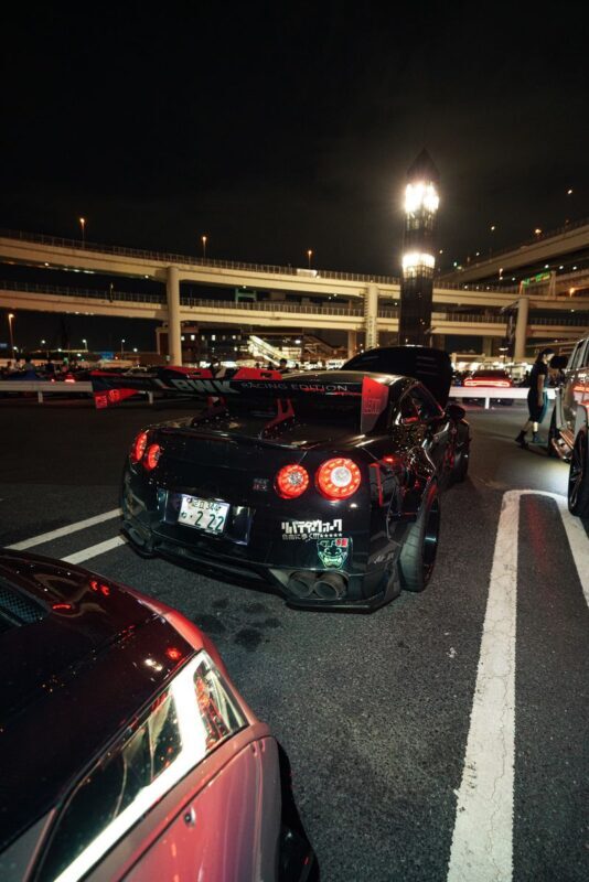 GT-R35 Widebody 800HP & Car Meet | Tokyo JDM Car Club Experience - Daikoku Parking Area and the changing meet