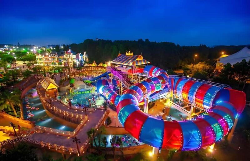 Guangzhou: Joyland Amusement Park Entry Ticket - Nighttime Magic and Sunset Views