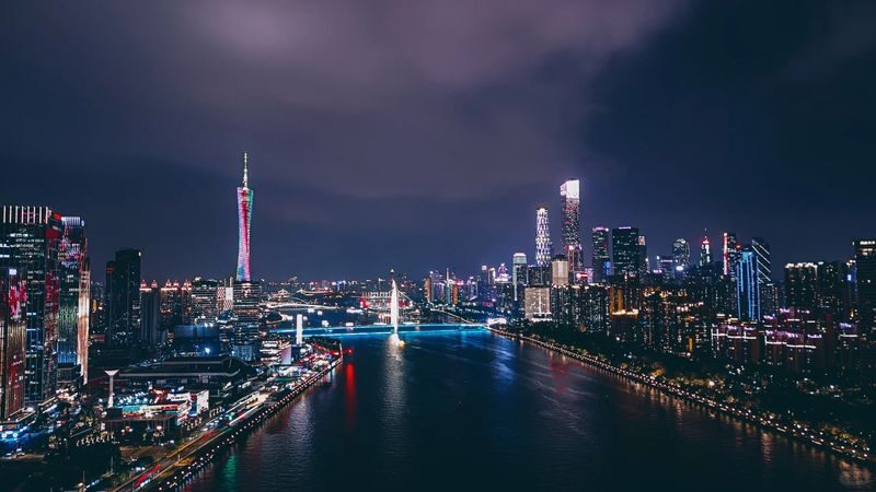 Guangzhou Pure Play Pearl River Night Cruise + Standard Cruise Simple Meal - A one-hour view of Guangzhou after dark