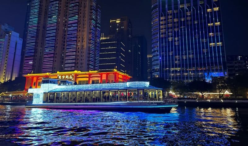 Guangzhou Pure Play Pearl River Night Cruise + Standard Cruise Simple Meal - Beijing Road after the river