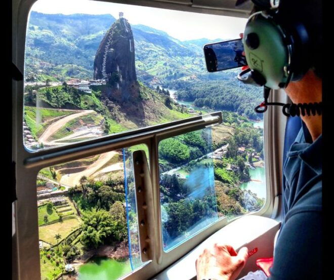 Guatapé: Helicopter Flight Over Peñol Rock - Flight Highlights