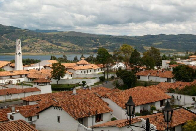Guatavita Golden Lake - Scenic Beauty of Tominé Damps Valley