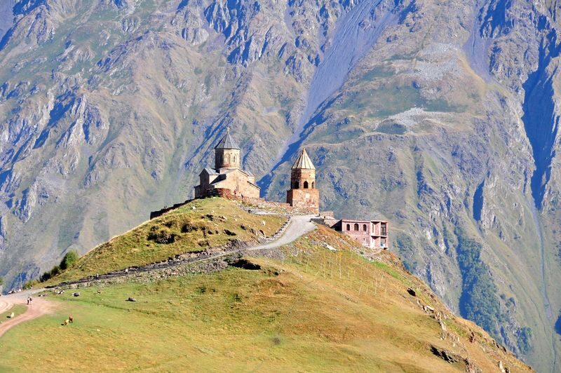 Gudauri & Kazbegi Full-Day Guided Tour - Gudauri Friendship Monument and the mountain views