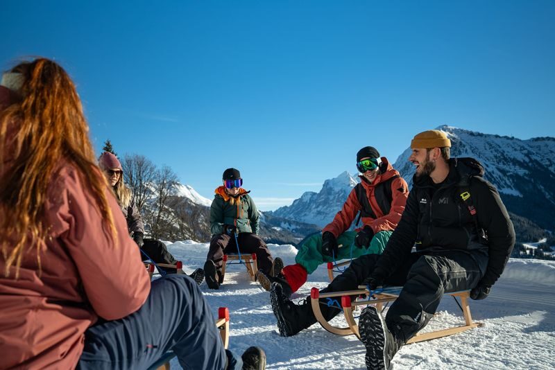 Guided Day Sledding Experience from Interlaken - Meet in Wilderswil, then head toward Isenfluh