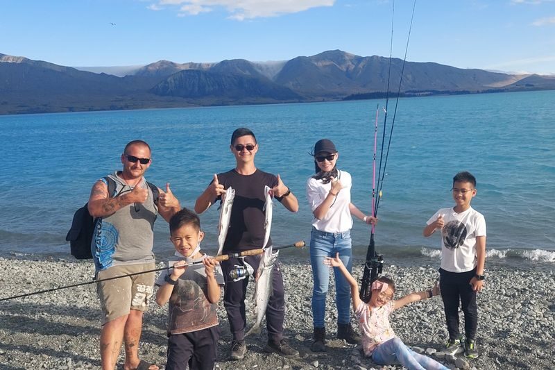 Guided Fishing in Lake Tekapo - A fishing lesson in the Mackenzie High Country